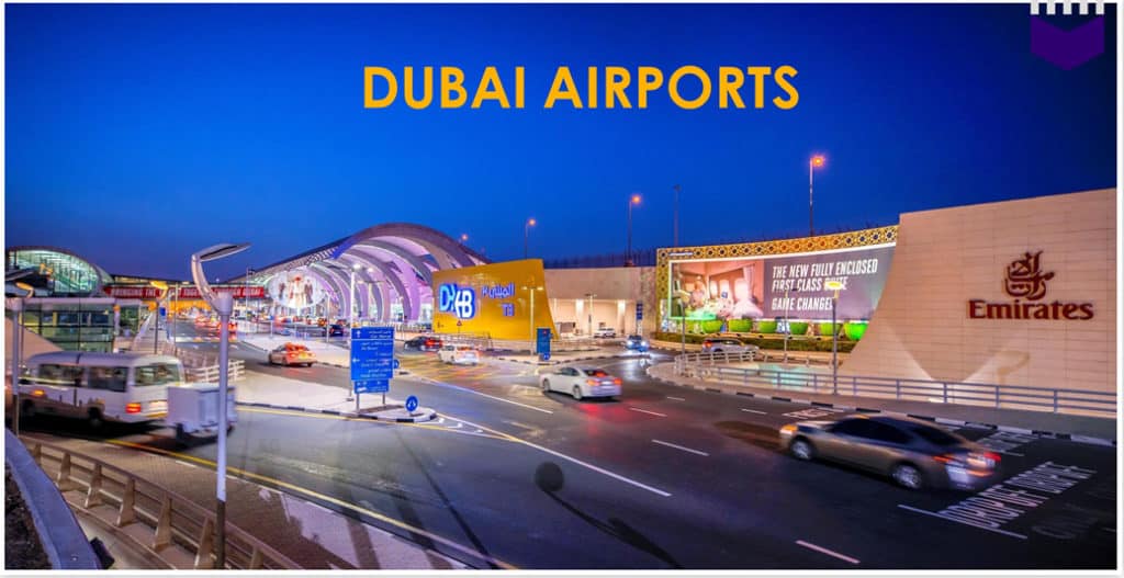 اعلانات مطار دبي