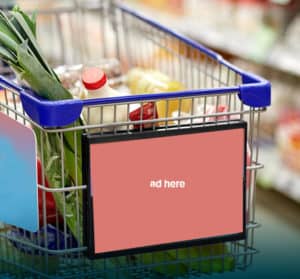 SHOPPING GROCERY CART ADVERTISING GALLERY