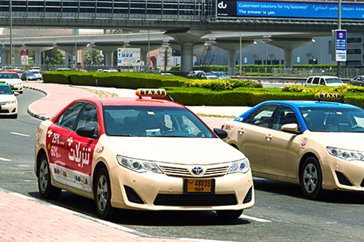 اعلان تاكسي دبي 