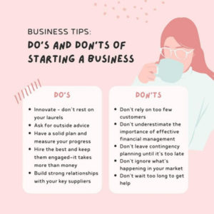 Do’s and Don’ts of Starting a Business