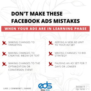 Don't Make These Facebook Ads Mistakes - These FB Ad mistakes can cost you!