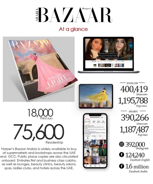 Harper's Bazaar Advertising Dubai UAE