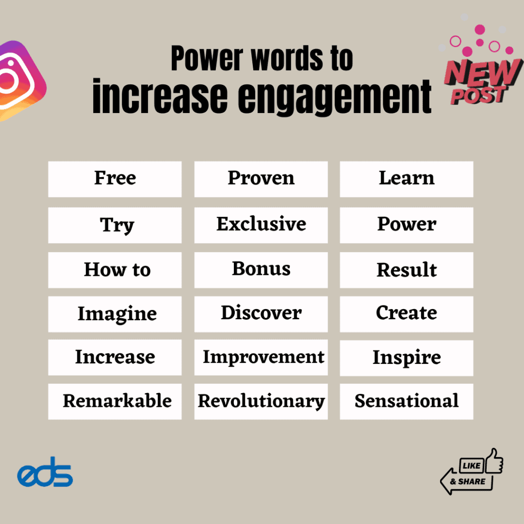 Power words to increase engagement