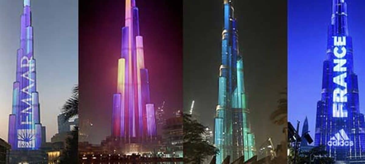 Burj Khalifa Advertising