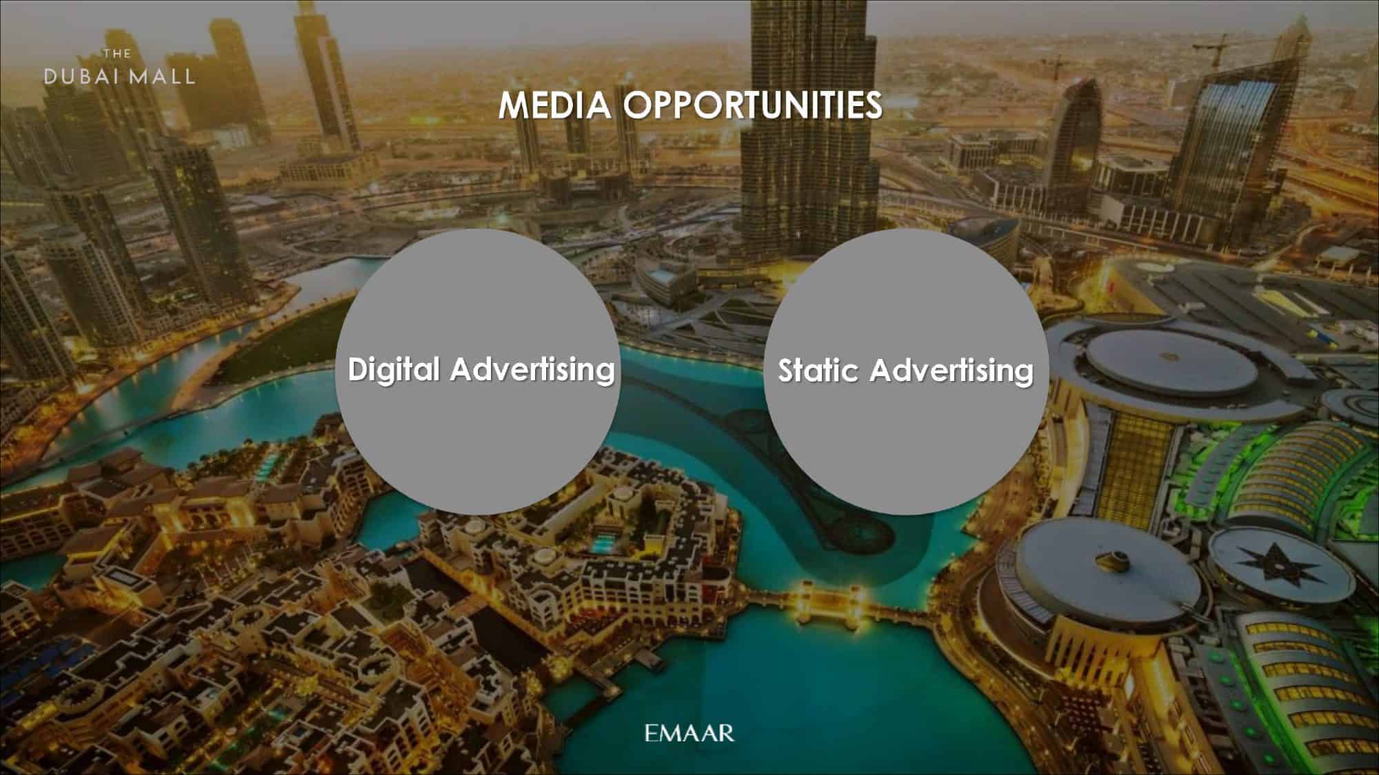 The Dubai Mall Advertising Opportunities
