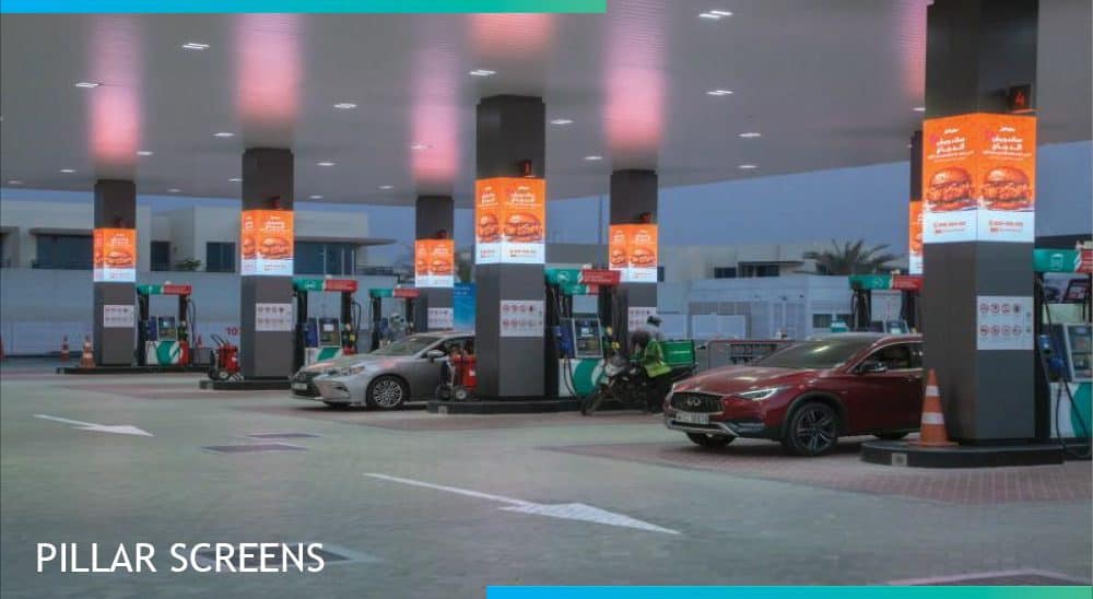 Enoc Petrol Station Advertising Dubai UAE 