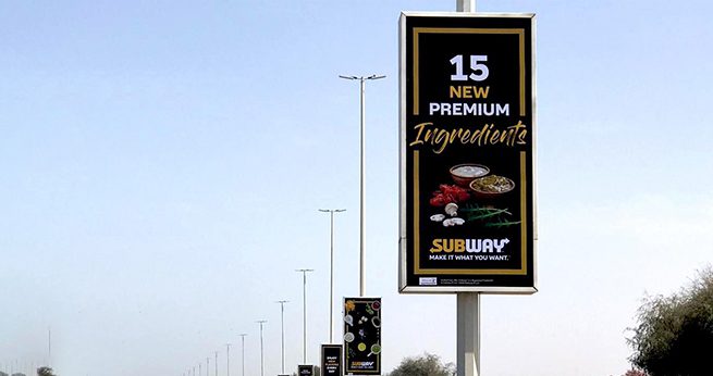 LAMPPOST ADVERTISING IN RAS AL KHAIMAH