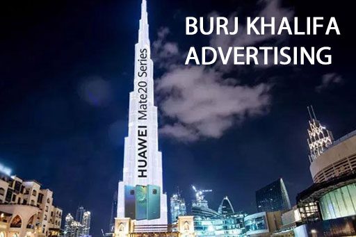 Burj Khalifa Dubai Advertising