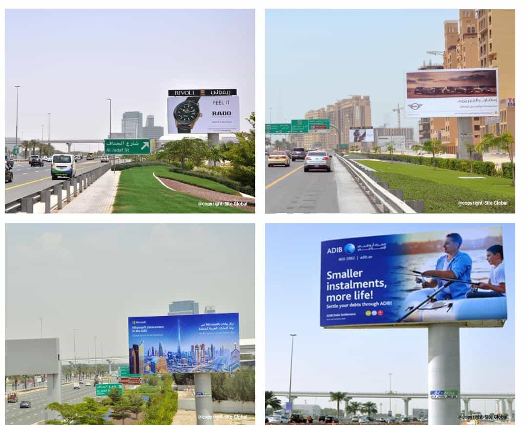 Business Bay Crossing Dubai Advertising