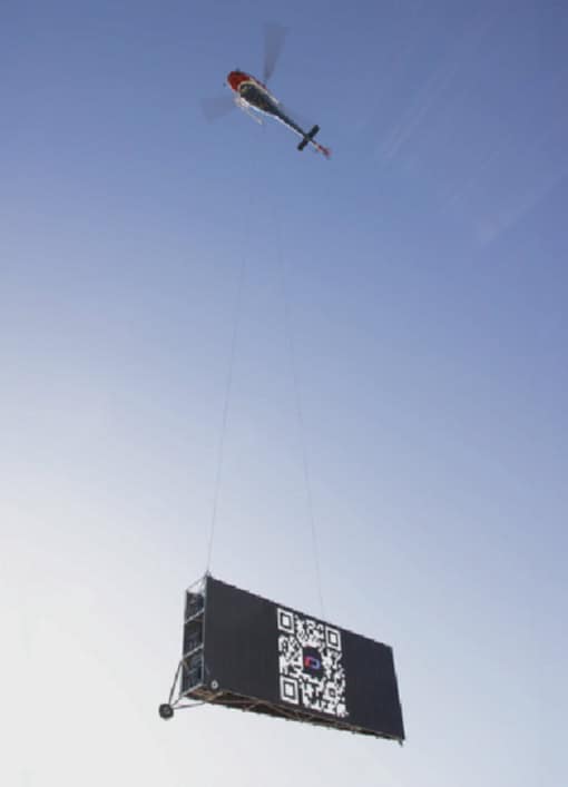 Helicopter Aerial LED Screen Advertising

